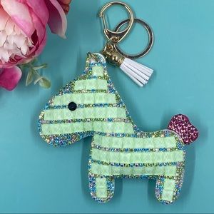 ✨Mint✨Lucky Bling Horse Keychain